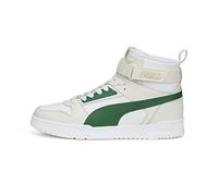 PUMA RBD Game, Botas de fútbol Unisex Adulto, White-Vine-Vapor Gray Gold, 44.5 EU