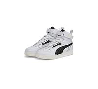 PUMA Rbd Game Jr, Zapatillas Deportivas, White Black Team Gold, 37.5 EU