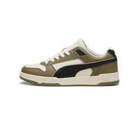 PUMA Rbd Game Low, Zapatillas de Deporte Unisex adulto, Alpine Snow Puma Black Puma Olive, 39 EU