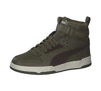Puma - RBD Game WTR Jr, Zapatillas Juventud Unisex, Deep Olive-Dark Chocolate-Puma Team Gold,