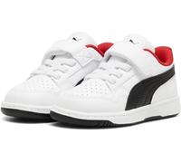 PUMA REB-L AC+ INF, Sneaker Unisex bebé, White Black-FOR All Time Red, 24 EU