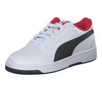 PUMA REB-L JR, Sneaker, White Black-FOR All Time Red, 39.5 EU