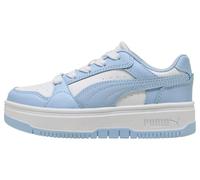 PUMA Rebound Femme PS, Sneaker, White-Haute Tropic, 32.5 EU