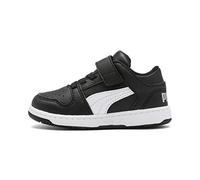 PUMA Rebound Layup Lo SL Jr, Zapatillas, Multicolor Black White High Rise, 36 EU