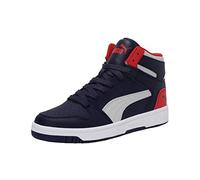 PUMA Rebound Layup SL Jr, Zapatillas, Unisex niños, Azul (Peacoat/Gray Violet/High Risk Red/Puma White), 37.5 EU