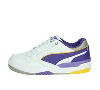 PUMA Rebound Retro, Zapatillas Unisex Adulto, White-Team Violet-Yellow Sizzle, 42.5 EU
