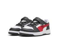 Puma Rebound Slam Lo AC+ PS Sneaker, Black-for All Time Red White, 2.5 UK Niño