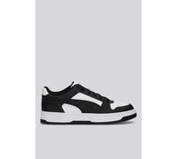 Puma Rebound Slam LO JR - Zapatillas Deportivas, Color Blanco y Negro, Talla 36