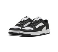 Puma Rebound Slam LO JR - Zapatillas Deportivas, Color Blanco y Negro, Talla 36