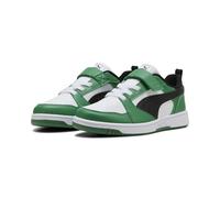 PUMA Rebound V6 Lo AC+ PS, Zapatillas, Blanco Negro Archive Verde, 35 EU