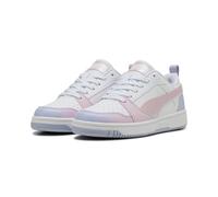 PUMA Rebound V6 LO Blurry Dreams JR, Zapatillas, White-Rose Mauve-Cool Weather, 35.5 EU
