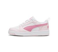 PUMA Rebound V6 Lo Jr, Sneaker, White-Fast Pink-Whisp of Pink, 37.5 EU