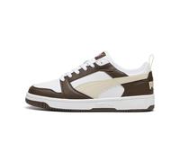 Puma Rebound V6 Low, Zapatillas Unisex Adulto, Espresso Brown Alpine Snow White, 42 EU