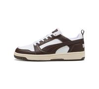 PUMA Rebound V6 Low, Zapatillas Unisex Adulto, Puma White Chocolate Alpine Snow, 42 EU