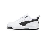 PUMA Rebound V6 Low, Zapatillas Unisex adulto, Puma White Puma Black Puma Black, 44 EU