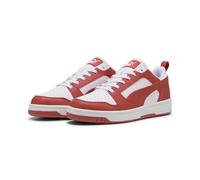 PUMA Rebound V6 Low, Zapatillas Unisex Adulto, Puma White Red Fire, 44 EU