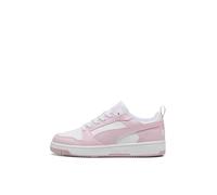 PUMA Rebound V6 Low, Zapatillas Unisex Adulto, Puma White Rose Mauve, 38.5 EU