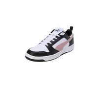 PUMA Rebound V6 Low, Zapatillas Unisex Adulto, White Future Pink Black, 42 EU