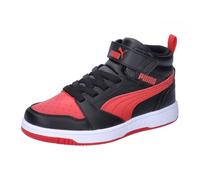 PUMA Zapatillas Rebound V6 Mid AC+ PS TG 35 cod 393832-11, negro/rojo, 35 EU