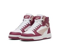 PUMA Rebound V6 Mid JR, Zapatillas, Port-Rose Quartz White, 37 EU