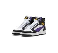 PUMA Zapatillas deportivas 'Rebound V6' amarillo / lila oscuro / negro / blanco, Talla 38