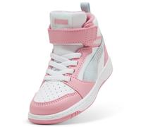 PUMA Rebound V6 Mid Space Belle Sneakers Toddlers, Calzado, Sea Glass/Rosascape/Blanco, 20 20