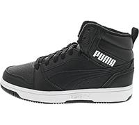 PUMA Rebound V6 Mid WTR JR, Zapatillas, Shadow Gray Black White, 36 EU