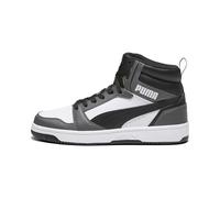 PUMA Rebound V6, Zapatillas Unisex adulto, Puma White Puma Black Shadow Gray, 44.5 EU