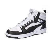 PUMA Rebound V6, Zapatillas Unisex adulto, Puma White Puma Black Shadow Gray Puma White, 38.5 EU