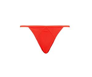 PUMA Ribbed Tanga Parte Inferior de Bikini para Mujer