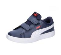 Puma Rickie Classic V PS 394253 - Zapatillas para niños, Color Blanco y Menta, Puma Azul Marino Blanco Rojo, 30 EU