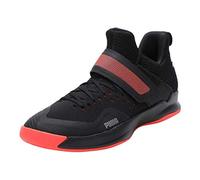 Puma Rise XT Netfit 2, Zapatos de Futsal Unisex Adulto, Black Silver Nrgy Red, 35.5 EU