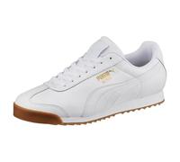 PUMA Roma Shoes, Zapatillas Hombre, Blanco Teamgold, 42.5 EU