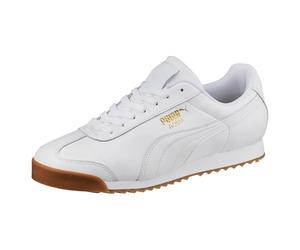 Puma Roma Sneaker, Zapatillas Hombre, White-Team Gold Ss18, 42 EU