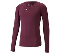 PUMA Liga Baselayer tee LS Camiseta, Hombre, Vino de UVA, XL