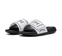 PUMA Royalcat Comfort 2 - Sandalias unisex, blanco (puma white)/negro (puma black), 42 EU