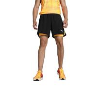PUMA Pantalón deportivo 'RUN FAVORITE VELOCITY' amarillo / gris claro / negro, Talla XL