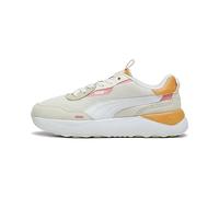 PUMA RUNTAMED Platform, Sneaker Mujer, Putty White-Warm White-Clementine-PASSIONFRUIT, 37.5 EU