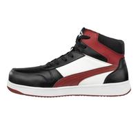 PUMA Safety FRONTCOURT MID S3 ESD FO HRO SR Unisex Zapatos de seguridad antideslizantes sin metal Tapa de fibra de vidrio