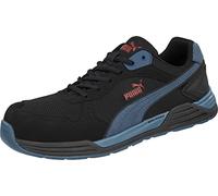 PUMA Safety Frontside - Zapatillas de seguridad (talla 45), color negro y azul
