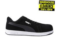 Puma Safety Iconic Low Zapatos de Seguridad para Hombre de Trabajo Negro