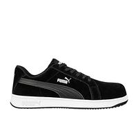PUMA Safety Iconic Suede Black Low - Zapatillas de seguridad (talla 44), color negro