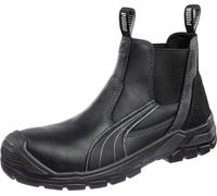 PUMA Safety Tanami Double Gore - Botas de trabajo de 6 pulgadas para hombre, punta suave, antideslizante, EH, Negro -, 46 EU