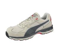 PUMA Safety VANTI Grey Low S1PS ESD FO HRO SR Zapatos de seguridad para hombre, transpirables, antideslizantes, sin metal, tapa de fibra de vidrio, zapatos de trabajo, gris, 43 EU
