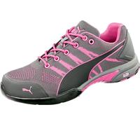 Puma Safety Zapato de seguridad para mujeritCelerity Knit Pink Low Wns S1 HRO SRC Gris/Rosa EUR 36