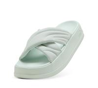 PUMA Sandalias de plataforma Leadcat para mujer, Calzado, Peaceful Azul/Blanco, 39 39
