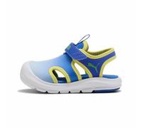 PUMA Sandalias Fun Racer Come On Infantiles 22, Royal Sapphire Green Fruit Lemon Meringue Blue Yellow