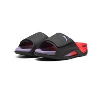 PUMA Sandalias unisex NITROCAT Slide V, gris Moody, lavanda clara, ultra rojo, talla 7