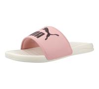 PUMA Sandalias unisex Popcat 20Slide, Rosy Outlook Chocolate Brown Alpine Snow, 38 EU