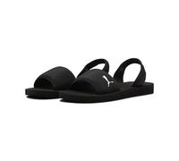 PUMA Sandy Playa Slide - Sandalias para mujer, color negro y blanco, talla 4, puma negro, puma blanco, 37 EU